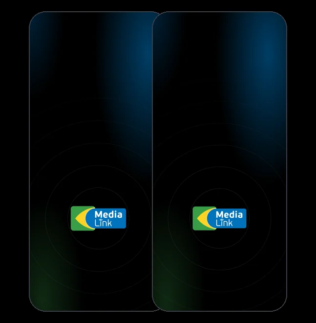 Prévia dos fundos de tela da MediaLink para iPhone e Android