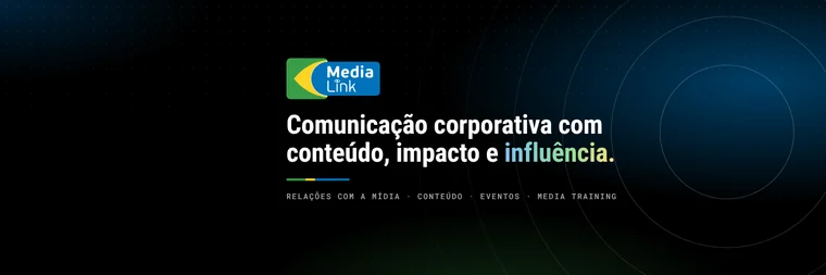 Prévia do cabeçalho do perfil da MediaLink no X