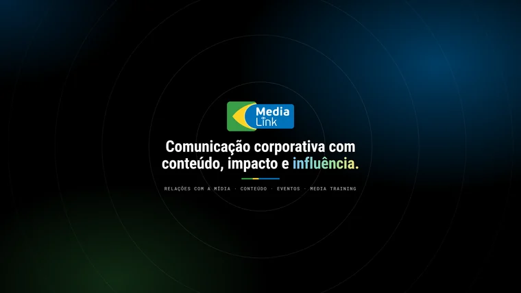 Prévia da capa do canal da MediaLink no YouTube